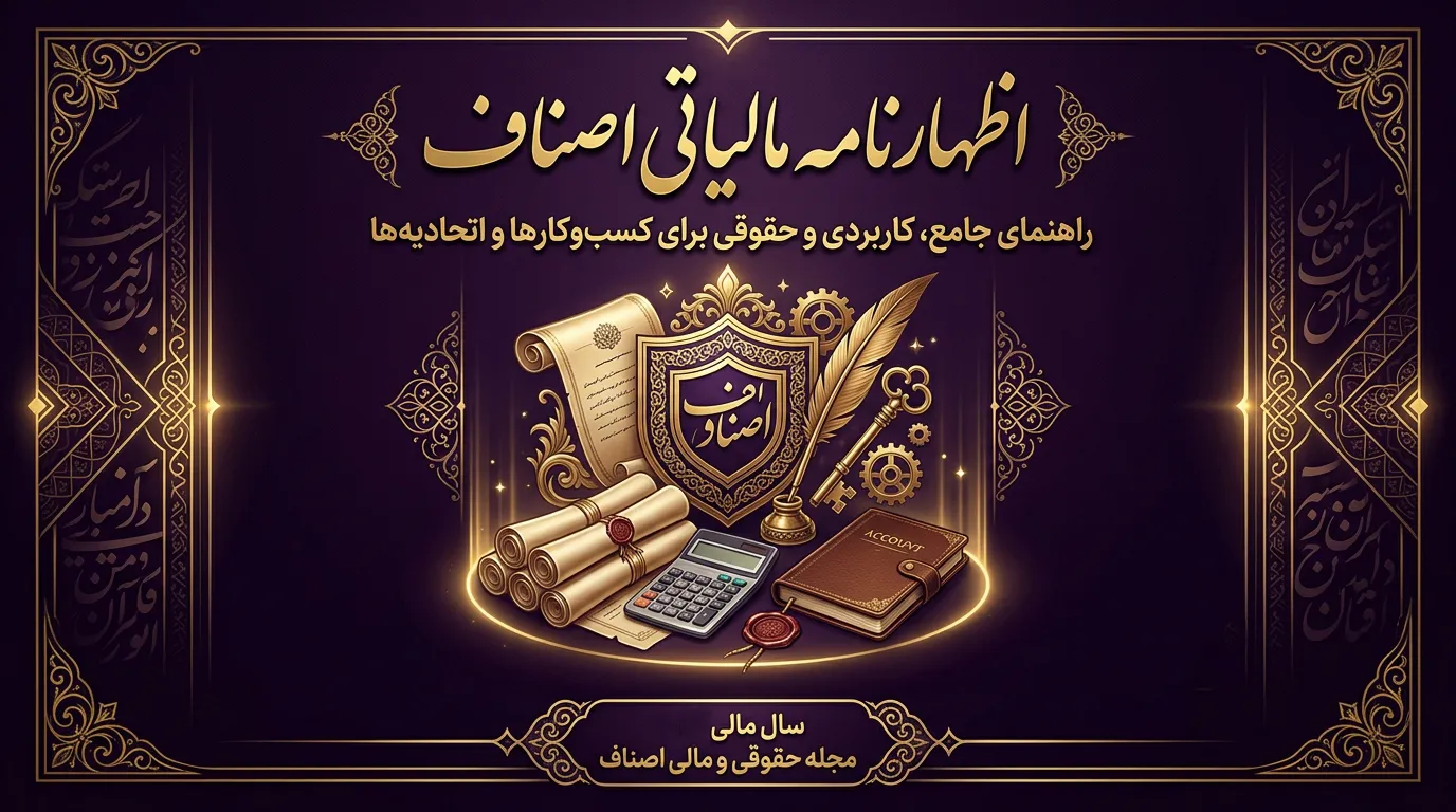 اظهارنامه مالیاتی اصناف