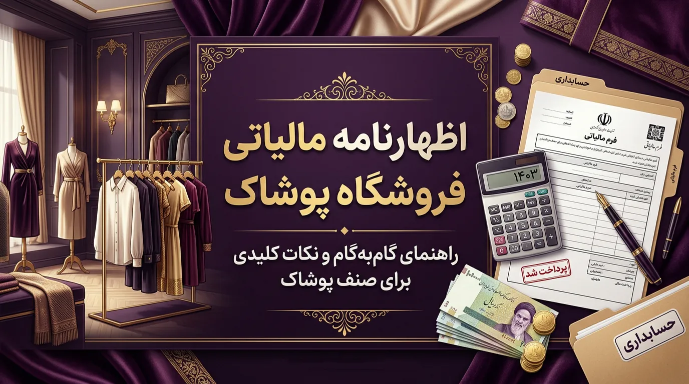 اظهارنامه مالیاتی لباس فروشی
