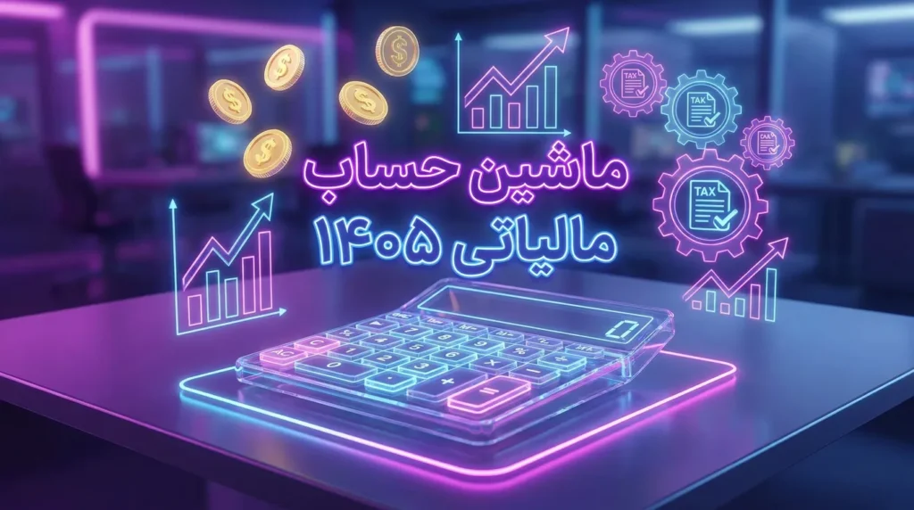 ماشین حساب مالیاتی ۱۴۰۵ برای محاسبه آنلاین مالیات دقیق و رایگان