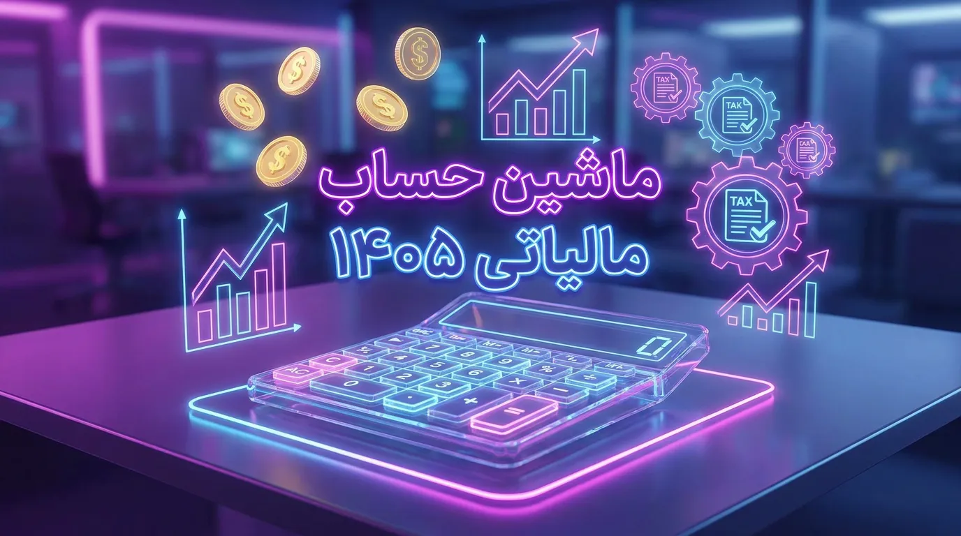 ماشین حساب مالیاتی ۱۴۰۵ برای محاسبه آنلاین مالیات دقیق و رایگان